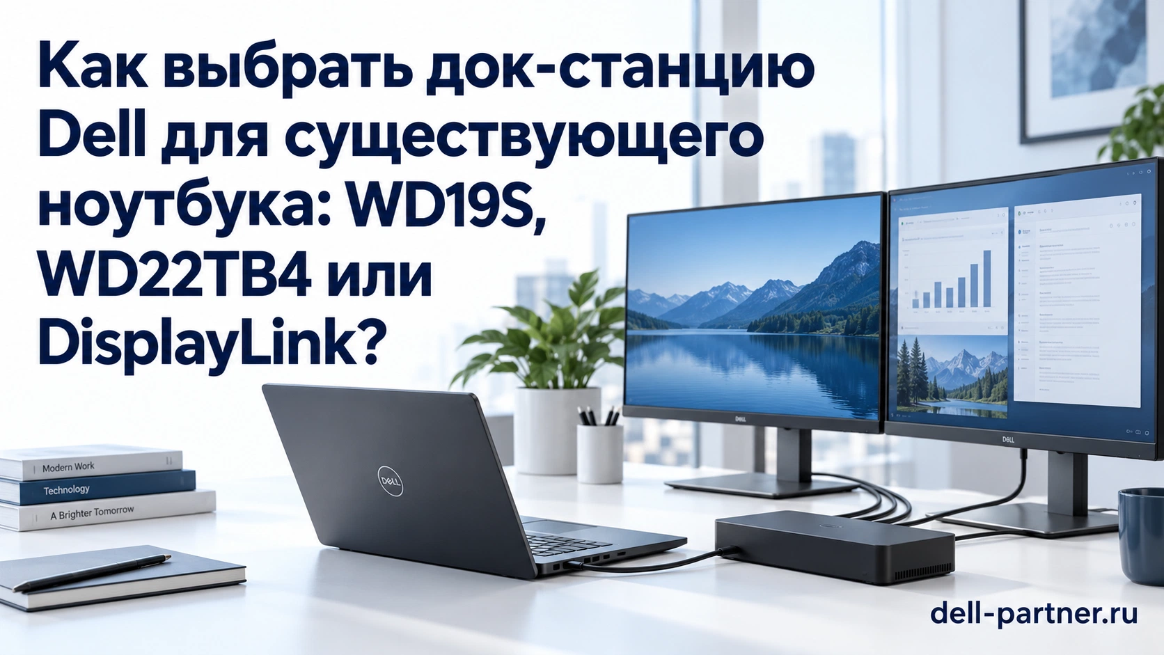Как выбрать док-станцию Dell для существующего ноутбука: WD19S, WD22TB4 или DisplayLink?