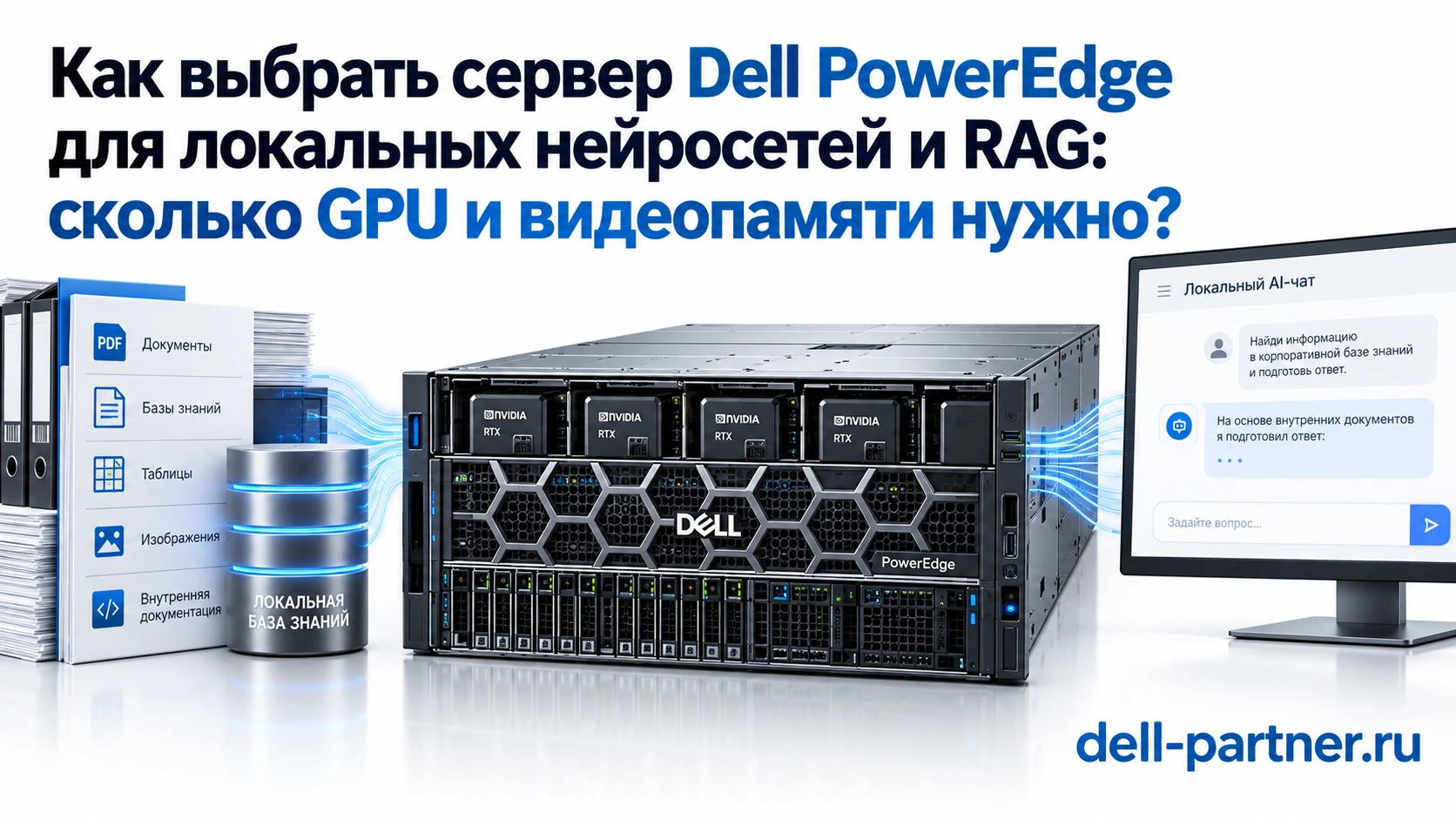 Выбор Dell PowerEdge для локальной LLM и поиска по корпоративным документам
