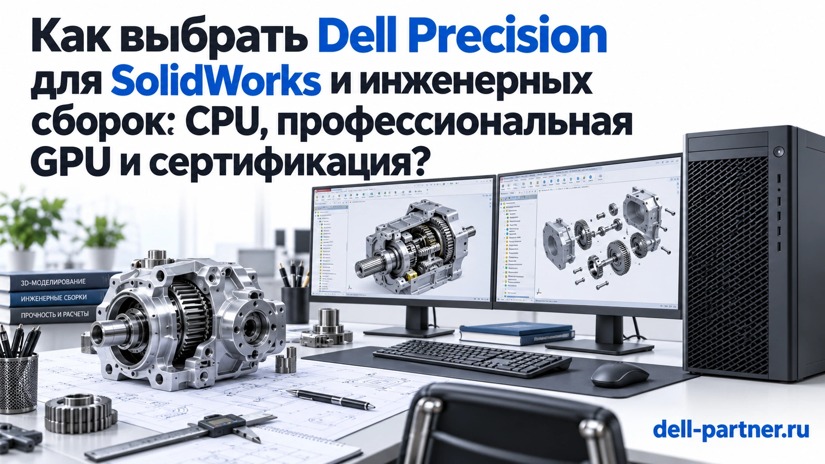 Dell Precision для SolidWorks: сборки, графика и проверяемая совместимость
