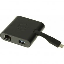 DELL 470-ABRY адаптер USB-C - HDMI/VGA/Ethernet/USB 3.0