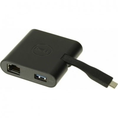 DELL 470-ABRY адаптер USB-C - HDMI/VGA/Ethernet/USB 3.0