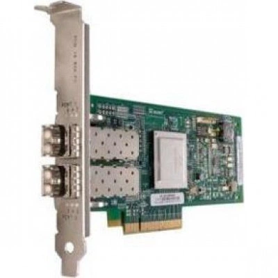 DELL адаптер QLogic QLE2562 406-BBEK, Dual Port 8Gb Fibre Channel PCIe HBA, Full Height DELL адаптер QLogic QLE2562 406-BBEK, Dual Port 8Gb Fibre Channel PCIe HBA, Full Height