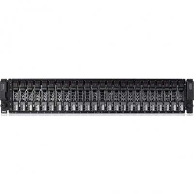 Dell PowerVault MD3820f дисковый массив, SAS, 24 x 2.5", 2 x 600 Вт
