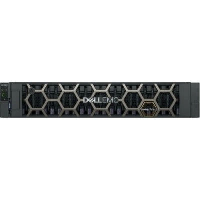 DELL ME4024 система хранения данных, SAN/DAS, стоечная, 2U, 24 отсека, 2 x 1.92 ТБ SAS SSD, 2 x 580 Вт, 10Gb iSCSI, 3,5"