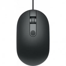 DELL MS819 проводная мышь с датчиком отпечатка пальца, USB, 1000 dpi, 3 кнопки, черная