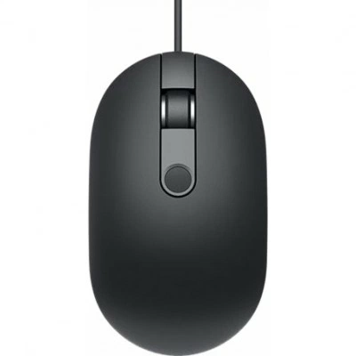 DELL MS819 проводная мышь с датчиком отпечатка пальца, USB, 1000 dpi, 3 кнопки, черная