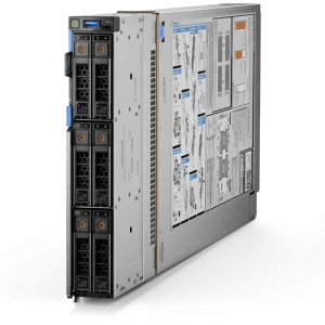 Вычислительный модуль Dell PowerEdge MX750c, Intel Xeon, DDR4, NVMe, SAS Вычислительный модуль Dell PowerEdge MX750c, Intel Xeon, DDR4, NVMe, SAS